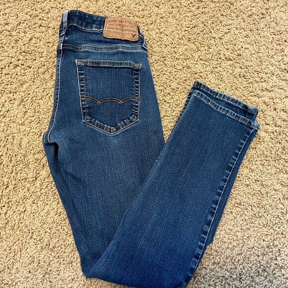 Lot of 3 Pairs Mens Dark Wash American Eagle Jeans 29 and 30x32 - Picture 7 of 10